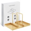 Audmore Gold Napkin Holder for Table, Metal Napkin Storage with