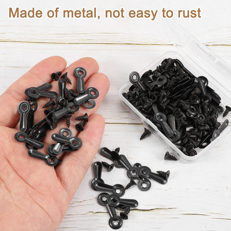 sourcing map 100Pcs Picture Frame Turn Button, Frame Backing Fasteners