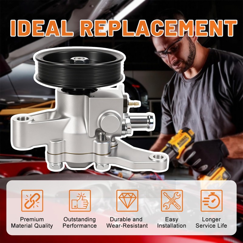 Dilomber 21-5354 Power Steering Pump with Pulley Compatible with Hyundai