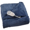 Sunbeam TW8225-030-596 Heated Electric Microplush Throw, Lagoon