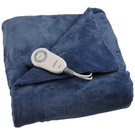 Sunbeam TW8225-030-596 Heated Electric Microplush Throw, Lagoon