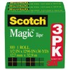 Scotch 3 M MMM810H3 Magic Tape Refill