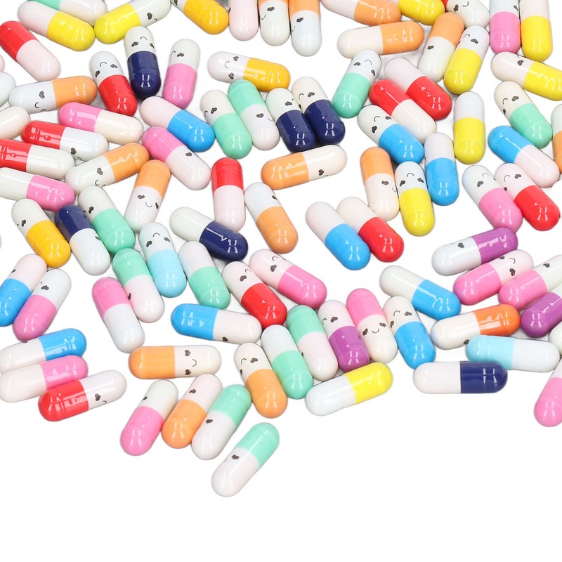 370Pcs Message Capsules Deliver Message Cute Patterns Cute Love Capsules