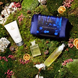 Aromatherapy Associates De-Stress & Calm Set, Indulgent Gift Collection with Bath & Shower Oil, Body Oil and Muscle Gel. Made with Premium Essential Oils for Relaxation (3-Piece Set)