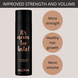 ALCINA Caffeine Vital Shampoo Conditioner and Hair Growth Serum Set | For Longer and Stronger Hair | Professional Hair Care Made in Germany