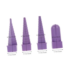 LIFKOME 4Pcs Mandrel Wire Wrapping Tool DIY Jewelry Making Lightweight Craft Supply for Shaping and Designing Durable and Portable Wire Making