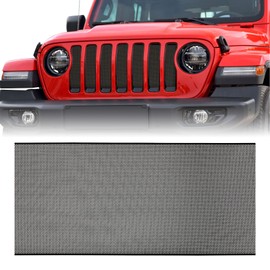 moveland Grill Insert for Jeep JL - Aluminum Alloy Mesh Grille Grid Insert Screen Compatible with Jeep Wrangler JL & Jeep Gladiator 2018 2019 2020 2021 2022 2023 2024
