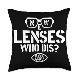 New Lenses Who Dis? - Cataract Removal Eye Surgery Throw Pillow