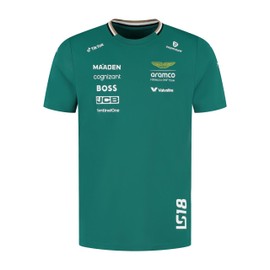 Aston Martin F1 2025 Lance Stroll Team Tshirt for Men Green - Size: M