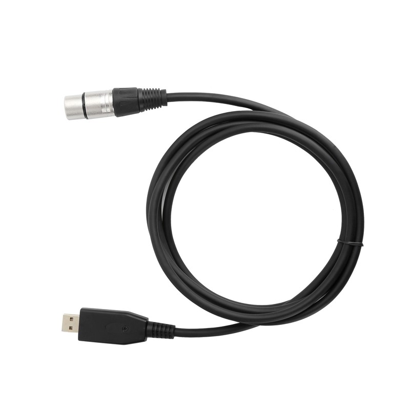 Microphone Cable Computer USB to XLR Female Microphone Connector Cord