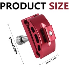 One Piece Rustproof Bike Seatpost Clamps Durable Bicycle Seat Tube Head Clamp Secure Grip Bicycle Single Nail Seat Clamp for Cycling Repair Tools