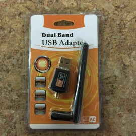 Unbranded AC600 Mbps Dual Band 2.4/5Ghz Wireless USB WiFi Network Adapter w/Antenna 802.11