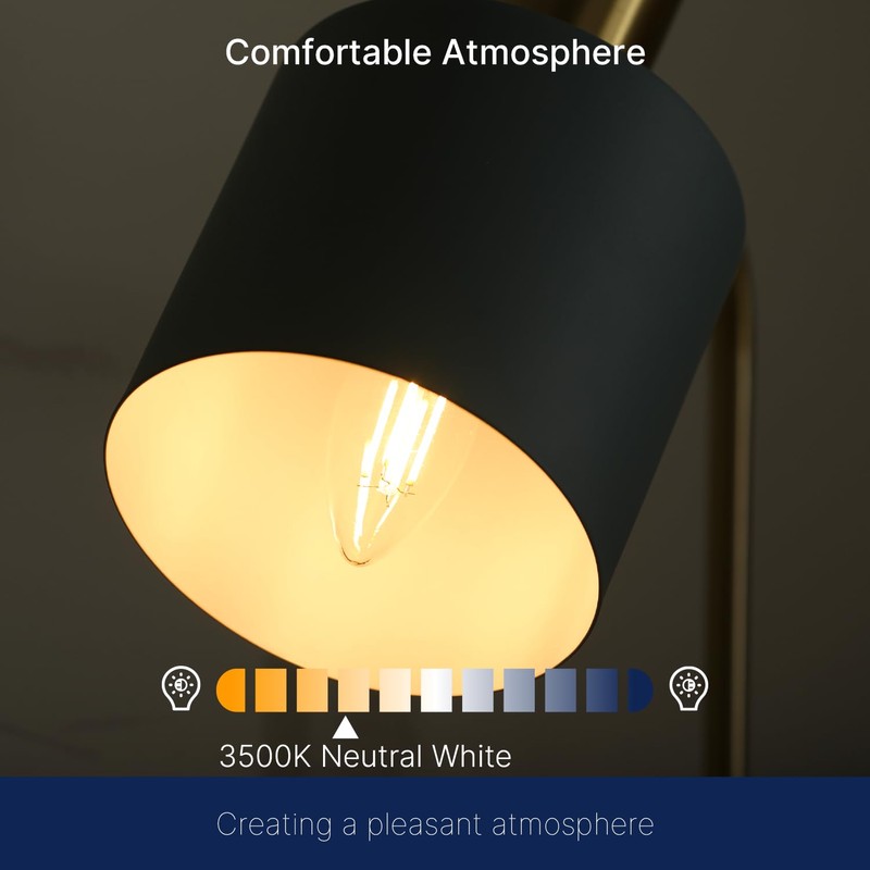 FLSNT 100W Equivalent LED Candelabra Bulbs, 800LM Dimmable B11 E12