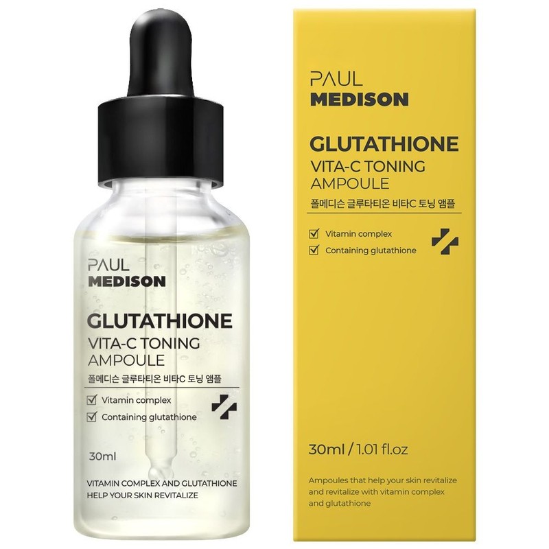 Paul Madison Ampoule, 30ml, Paul Medison Glutathione Vita C Toning