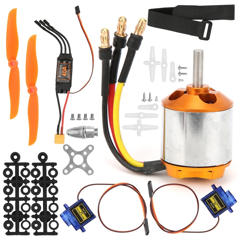 2217 KV1100 Motor 1060 Propeller 9G Servo 40A XT60 ESC