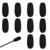 10 Pcs Microphone Covers Foam Windscreen Headset Microphone Covers Foam