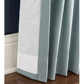 Ikiriska Add Satin or Cotton or Blackout Lining to Our Custom Made Curtains (90% Blackout, 50" Width)