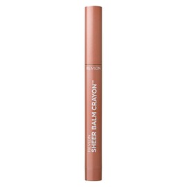 Revlon Sheer Balm Crayons 010 Peachy Nude (Color Image: Moderato Brown) Lip Color Lip Liner Lip Balm 1.1g