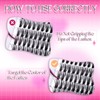 Fadlash Wispy Cluster Lashes DIY Individual Lashes 0.07 D Curl
