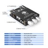 ZK-1002T Bluetooth Amplifier Board, 100W+100W 2.0 Channel Stereo Audio Power