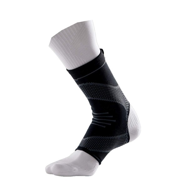 McDavid MD5121-01-32 Ankle Sleeve / 4-Way Elastic Black Adult-S