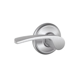 Schlage F10 MER 626 16-080 10-027 Merano Hall and Closet Lever, Satin Chrome