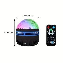 Unbranded Bedroom Northern Lights Projector,Kids Adult Home Theater Room Decoration Black