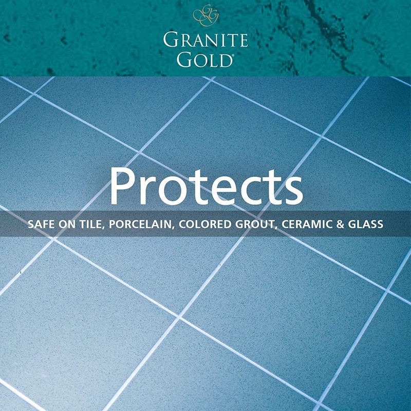 Granite Gold Grout Cleaner Spray with Brush for Stone, Ceramic,