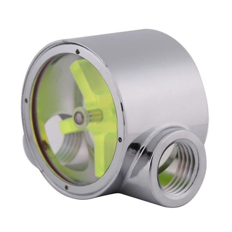G1/4 Cooling Meter Sensor Metal Indicator with 5 Impeller Blades