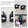 STOBAZA 2Pcs Adjustable Quick Release Rubber Pole Clamp for Mounting