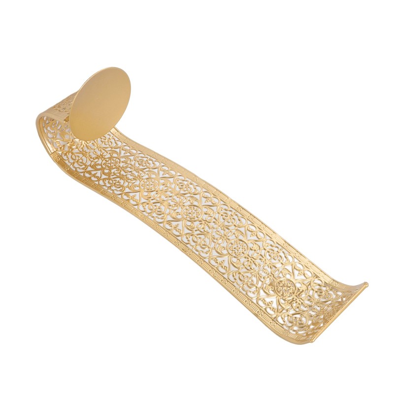 Shelving Solution Wall Sconce Candle Holder Gold Hollow Carved Exquisite