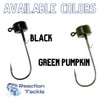 Reaction Tackle Lead Mushroom JigHead 1/16oz - Black - EWG