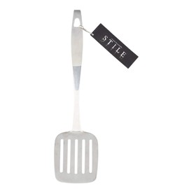 PEARL METAL G-5017 Turner, Silver, 12.4 x 3.1 x 1.4 inches (31.5 x 8 x 3.6 cm), All Stainless Steel