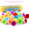 12pcs Matching Eggs Toy Set Children Early Educational Recognition Learning