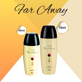 Avon (Ready Stock) AVON Roll-On Far Away Anti-Perspirant Deodorant 75ml/40ml