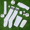 Arrowbash 10 Pcs Soccer Shin Guards Set Shin Pads, Sleeves,