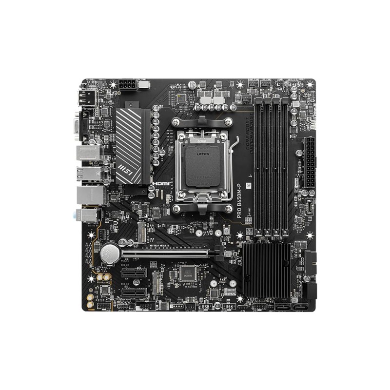 MSI PRO B650M-P ProSeries Motherboard (AMD AM5, mATX, DDR5, PCIe