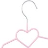 Set of 10 Children's Clothes Hangers heart