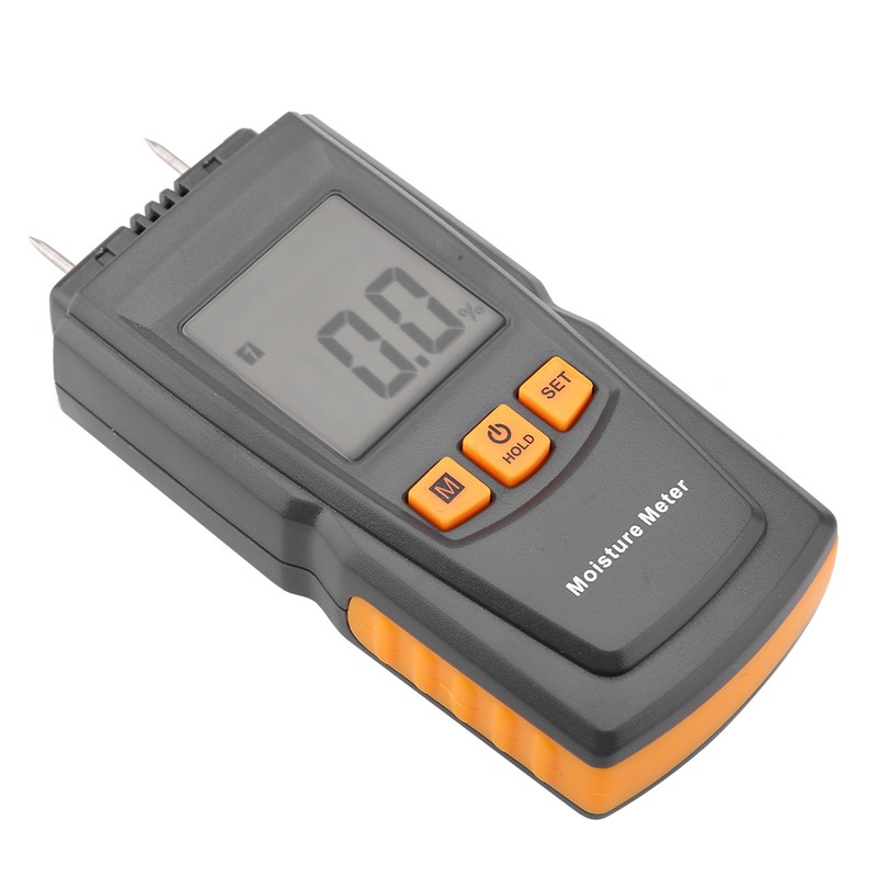 GM605 LCD Display Portable Digital Wood Moisture Meter Humidity Tester