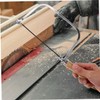 SHINEOFI 2 Sets Wood Handle Coping Saw U Shape Fret