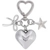 Rikhiua Bow Keychain Bow Bag Charm Heart Star Charm Y2K
