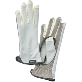 Yonex Tennis Gloves (Left and Right Hands, Nail Through, Palm Holes), ice gray (326), M