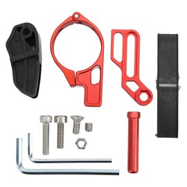 Lebycle Universial Mountain Bike Chain Guide Protector Aluminium Alloy Bike Chain DeflectorsRed