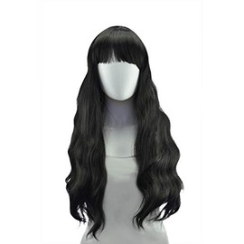 EpicCosplay 30 Inch Iris Black Wavy Cosplay Wig (07B1)