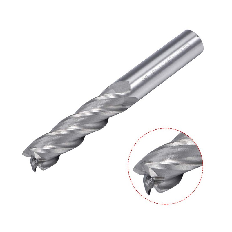 Sourcingmap 16mm Shank 16mm x 63mm Straight Flat Nose End