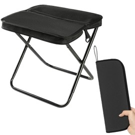 Wmzjnljy 1pc 32 * 30 * 28cm Camping Stool Portable Foldable Lightweight Camping Stool Lightweight Mini Collapsible Stool for Hiking, Fishing and Picnic(Z143-1)