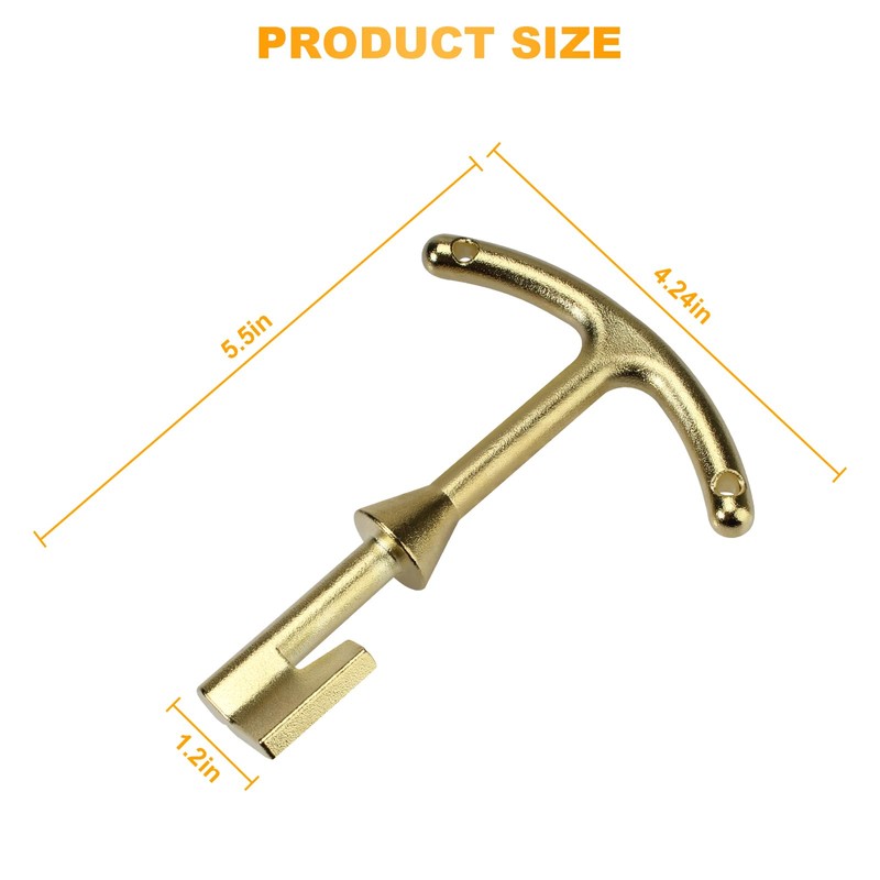VIDABTE M07001 water meter key, Water Meter Box Key, Water