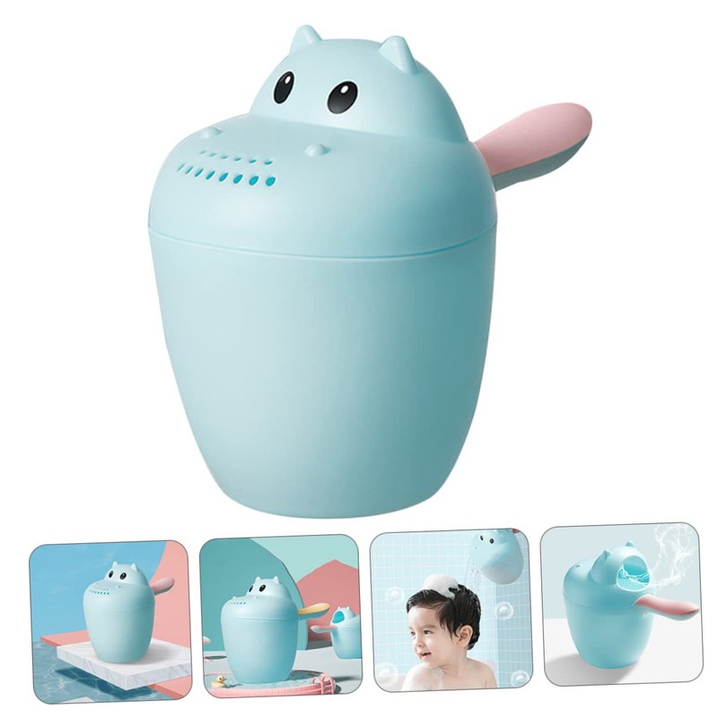 Baluue Baby Shampoo Cup Baby Shower Spoon Small Animal Shampoo