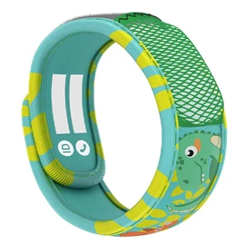 PARAKITO Mosquito Band Kids - Mosquito Band Kids - Mozzie Bands Kids - w/Natural Essential Oils, No DEET, No Alcohol, Waterproof, From 3+ Years. 30 Days Protection, 15 Days per Pellet, 2 Pellets per Pack (Dinosaur)