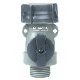 Gilmour 800014-1001 Full Flow Poly Connector AS1FF Teal/Black